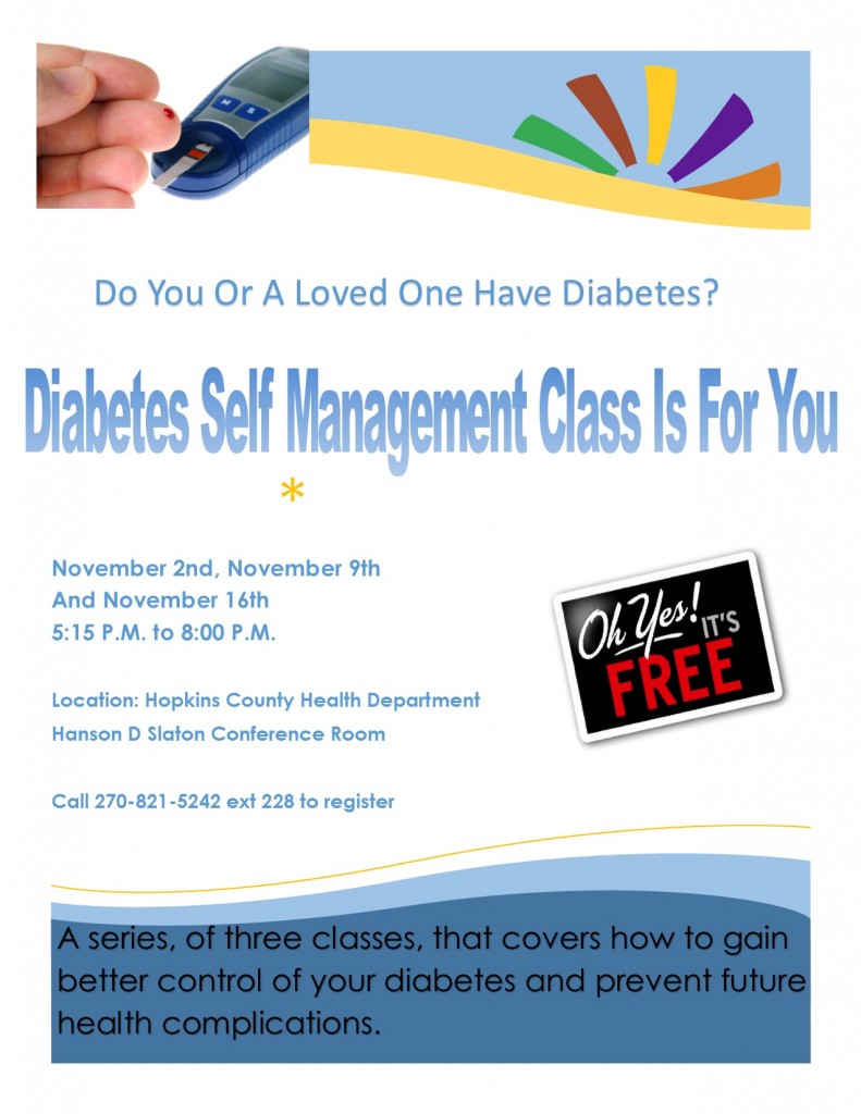 DSME flyer It’s free | Hopkins County Health Department